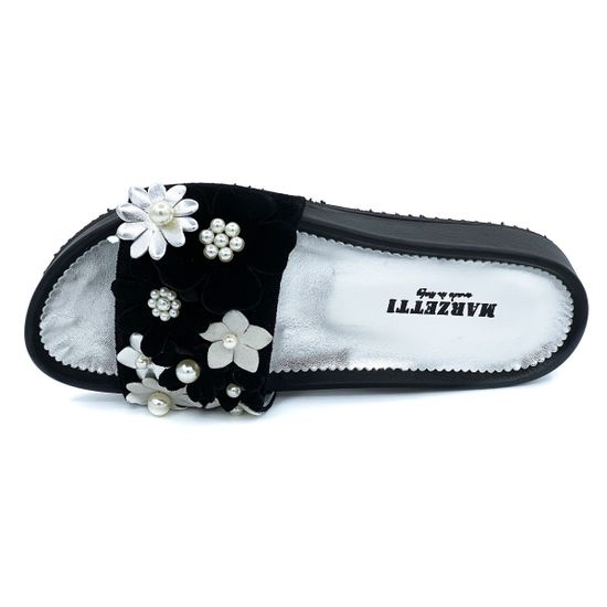 Шлепанцы Marzetti черные - фото 5, 73179D01 MZ