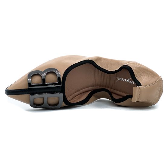 Балетки Rosso Nero Trend бежевые - фото 6, 