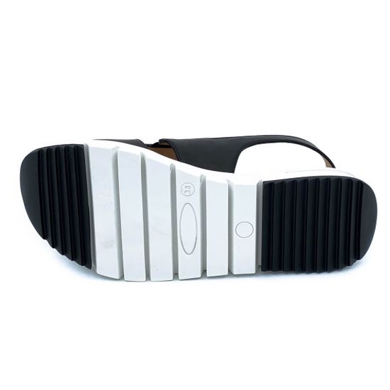 Босоножки Donna Soft черные кожаные - фото 4, 