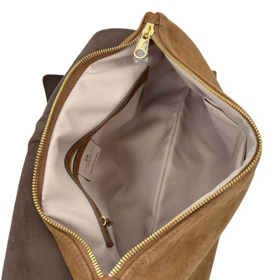 Сумка Loristella рыжая замшевая - фото 7, 2735 LS CUOIO