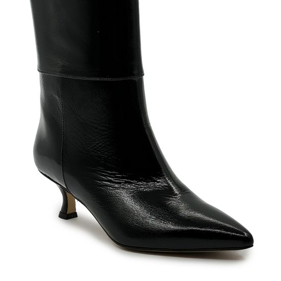 Сапоги Tiffi черные наплак демисезонные - фото 2, N829/50T TI