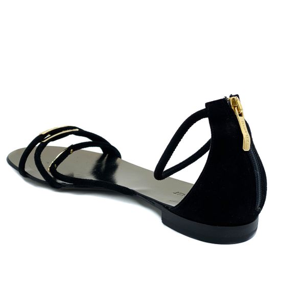 Босоножки Renzi замшевые черные - фото 3, 