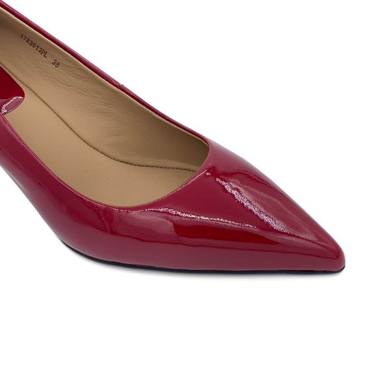 Туфли Tuffoni винного цвета кожаные лакированные - фото 6, 1723013PL TUF VINO