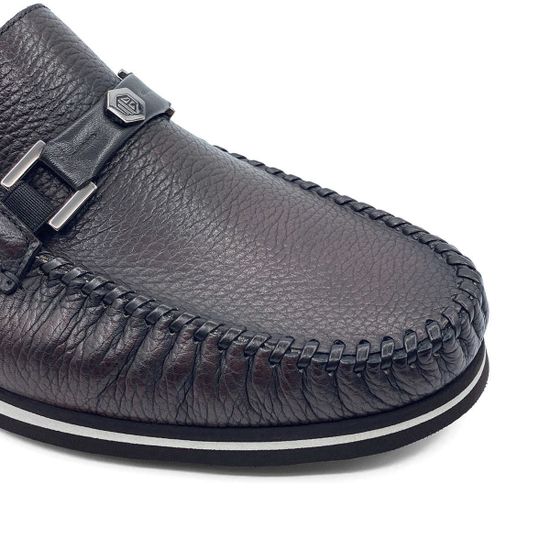 Лоферы Mario Bruni кожаные коричневые - фото 6, 