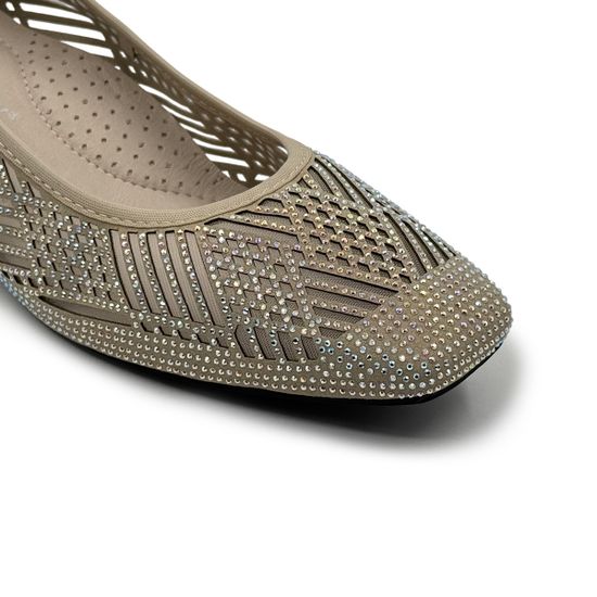 Туфли Francesco V бежевые кожа/замша перфорированные - фото 5, T150 FV BEIGE