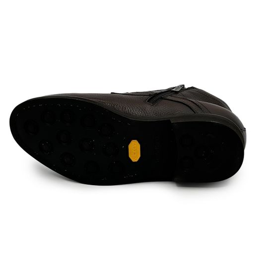 Ботинки Mario Bruni коричневые кожаные на меху - фото 4, 14861 MB TDM