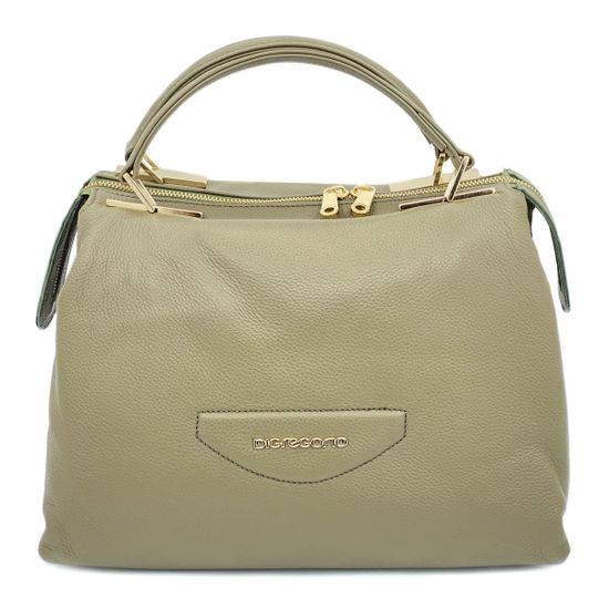 Сумка Di Gregorio зеленая кожаная - фото 1, 