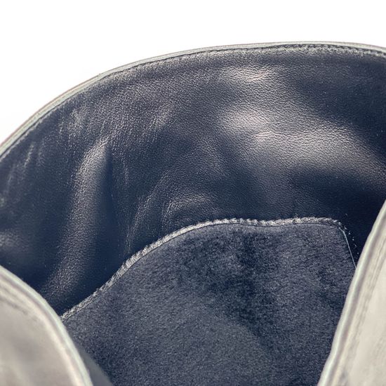 Сапоги Tuffoni черные кожаные МЕХ (мех до щиколотки) - фото 8, 1722019LE  TUF