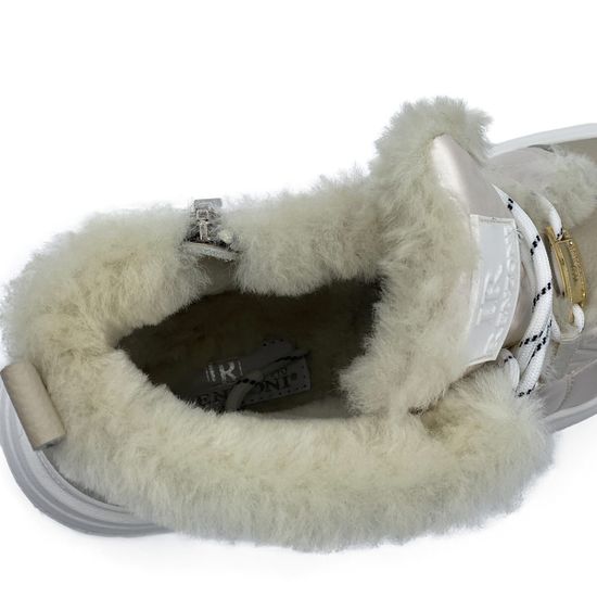 Ботинки Ilasio Renzoni бежевые кожа/текстиль на меху - фото 7, M105 IR BEIGE