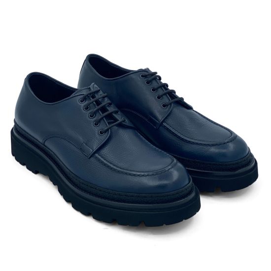 Ботинки Giampieronicola синие кожаные демисезонные - фото 8, 42502 GPN BLU