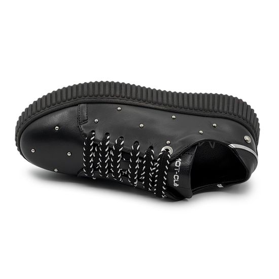 Кеды женские Mot-Cle черные кожаные - фото 5, MOT2931 MOT