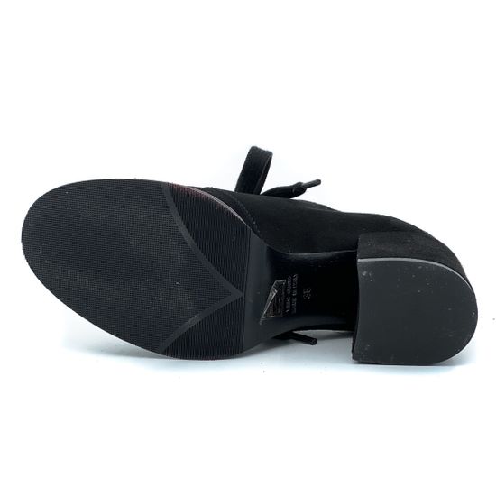 Ботильоны DiGiada черного цвета на среднем устойчивом каблучке - фото 4, 1493 GIA