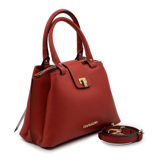 Сумка Di Gregorio красная кожаная - фото 2, 6002 DG ROSSO