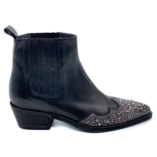 Ботинки Fru.it черные кожаные демисезонные - фото 1, 