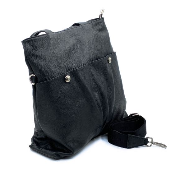 Сумка Renato Angi черная кожаная - фото 2, 