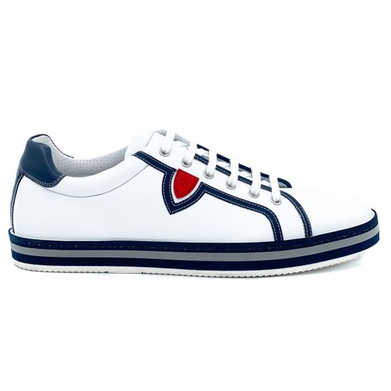 Кеды Giampieronicola белые - фото 1, 