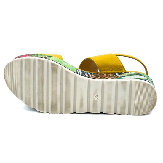 Босоножки Giorgio Piergentili желтые - фото 4, 