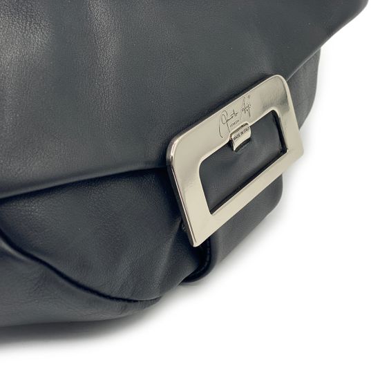 Сумка Renato Angi черная кожаная - фото 4, 