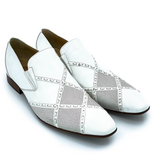 Туфли Bagatto белые кожаные - фото 7, 