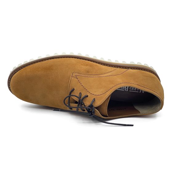 Туфли Mario Bruni рыжие замшевые - фото 5, 64290 MB CUOIO