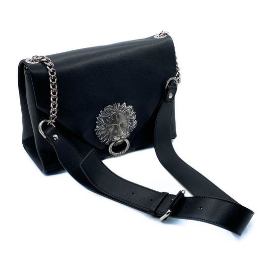 Сумка Renato Angi черная кожаная - фото 2, 