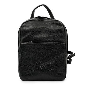 Рюкзак Marina Creazioni унисекс черный кожаный - фото 1, B7094 MC NERO