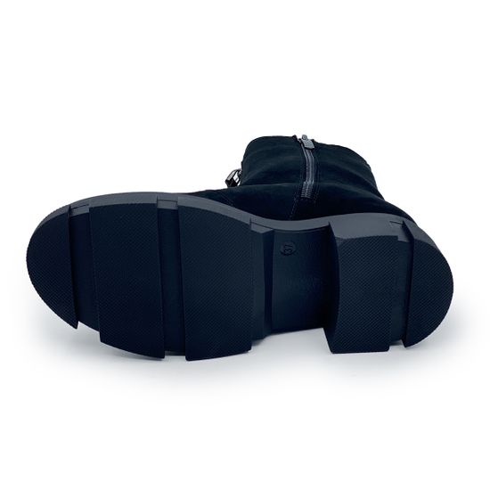 Ботинки CVCOVER черные замшевые на байке - фото 4, 29021-1 COV