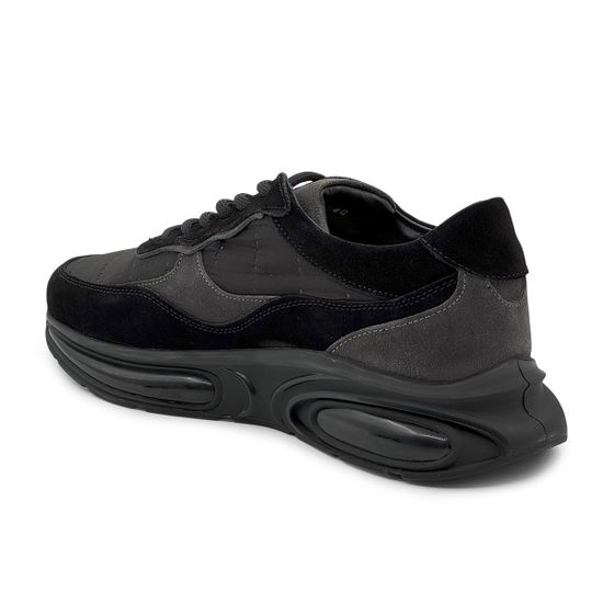 Кроссовки LAB MILANO черные замшевые демисезонные - фото 3, 364 LAB NERO