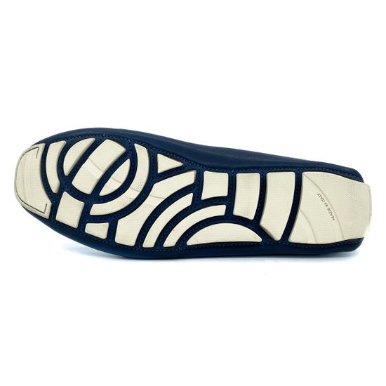 Мокасины Giampieronicola синие кожаные - фото 4, 