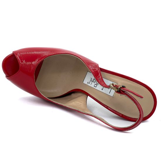 Босоножки Left&amp;Right красные из лакированной кожи - фото 5, Y7 LR ROS