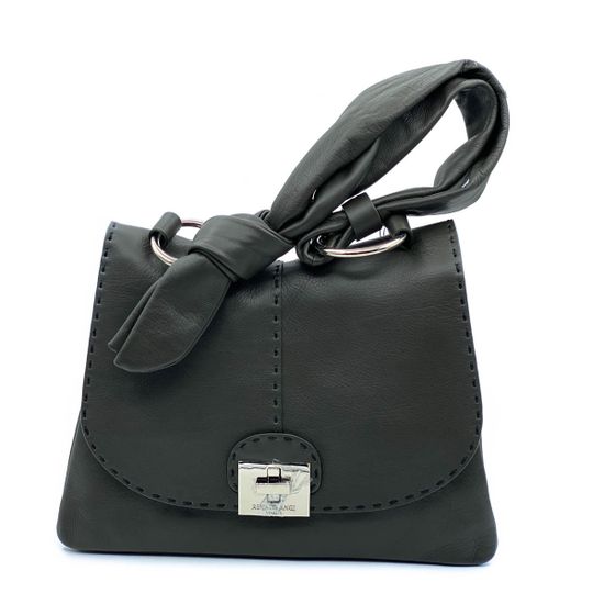 Сумка Renato Angi зеленая кожаная - фото 1, 