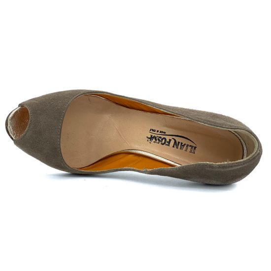 Туфли Ilian Fossa бежевые замшевые - фото 5, 