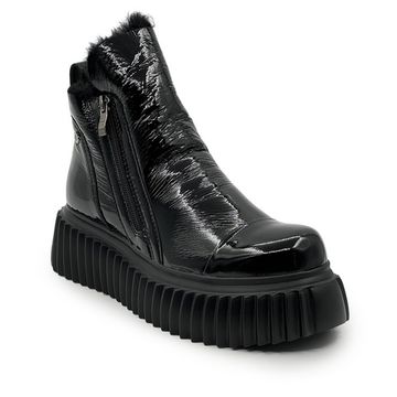 Ботинки TUFFONI черные лаковые на меху - фото 2, 1724083PF TUF