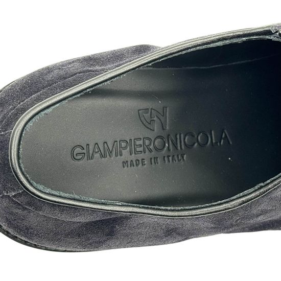 Туфли GIAMPIERONICOLA синие замшевые демисезонные - фото 7, Q43452 GPN BLU