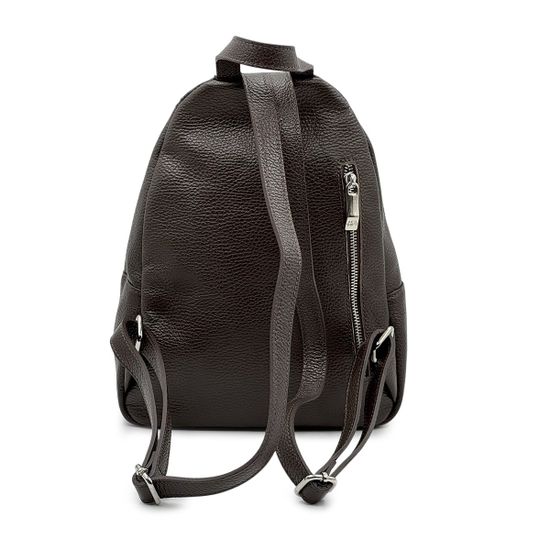 Сумка-рюкзак Renato Angi коричневая кожаная - фото 3, 3360401 RA MORO