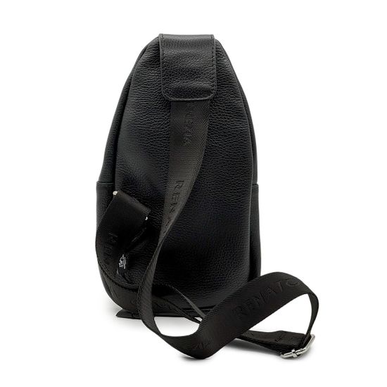 Рюкзак Renato Angi черный из плетеной кожи - фото 3, 3451317 RA NERO