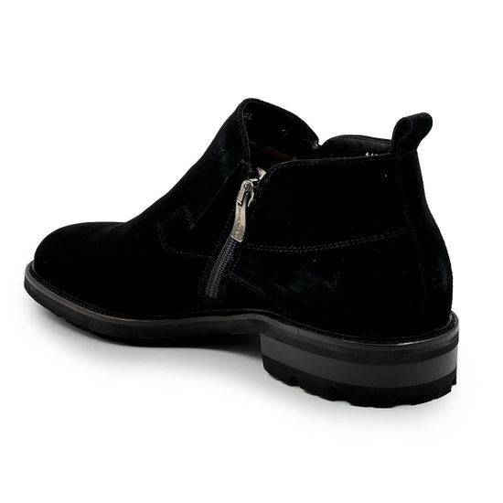 Ботинки Mario Bruni черные замшевые на меху - фото 3, 14881 MB NERO CAMOSCIO