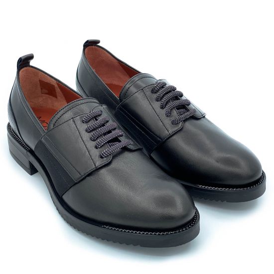 Полуботинки Mot CLe черные кожаные демисезонные - фото 7, MOT1505 MOT NERO