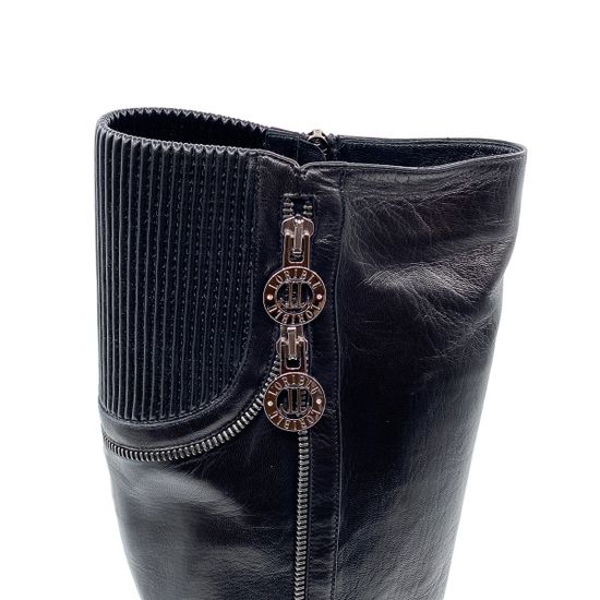 Сапоги Loriblu черные кожаные демисезонные - фото 8, 5IR19276RZ LB