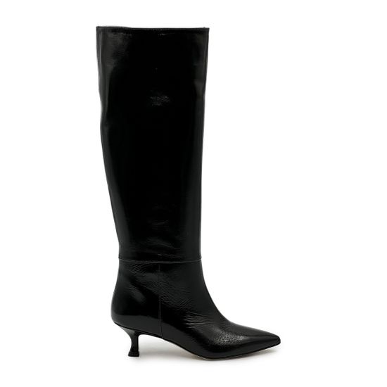 Сапоги Tiffi черные наплак демисезонные - фото 1, N829/50T TI