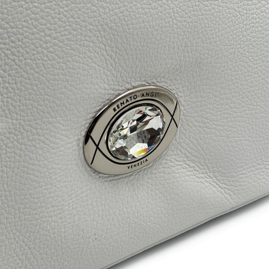 Сумка Renato Angi белая кожаная - фото 4, 3257801 RA BIANCO