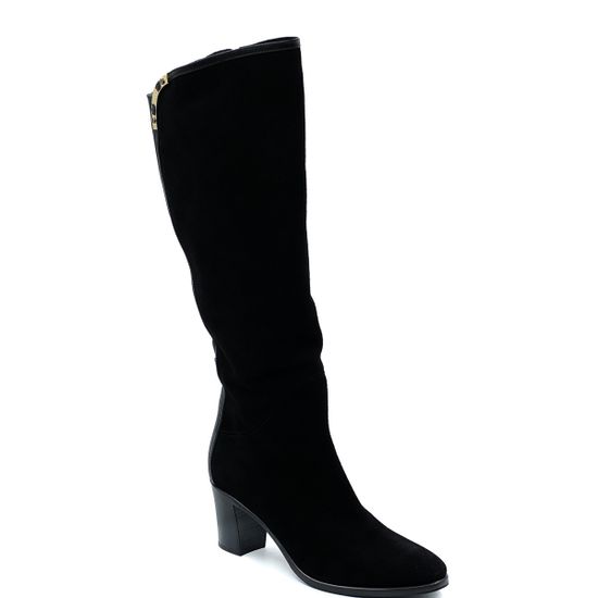 Сапоги Le Pepe черные замшевые демисезонные - фото 2, A322944 PEP