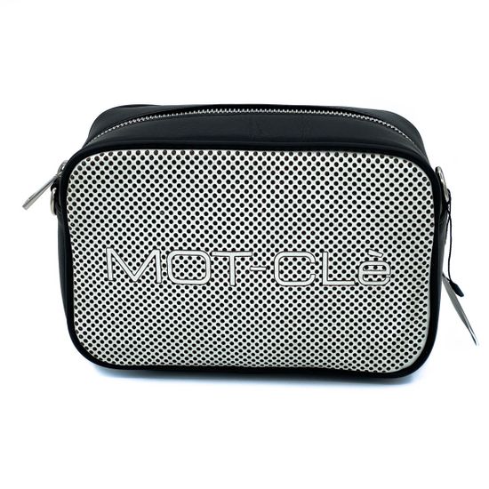 Сумка MOT CLE  черно-белая кожаная кросс-боди - фото 3, BORSA MOT