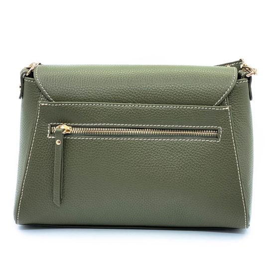 Сумка Marina Creazioni зеленая кожаная - фото 3, 