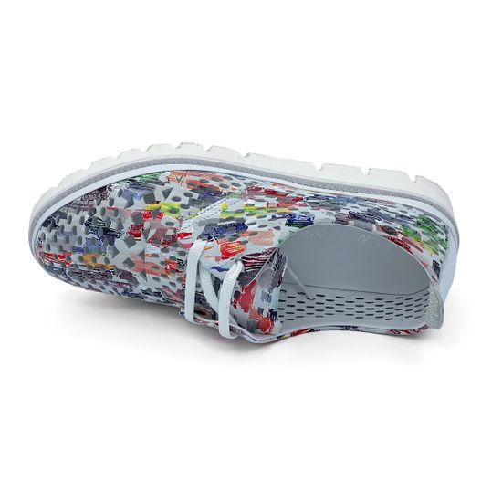 Полуботинки Lab Milano летние разноцветные кожаные на шнурочках - фото 5, 