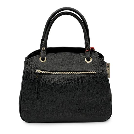 Сумка Marina Creazioni черная кожаная - фото 3, 