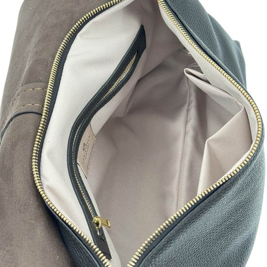 Сумка Loristella черная кожаная/пони принт "леопард" - фото 7, 2735 LS LEO