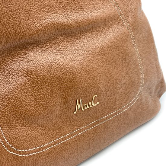 Сумка Marina Creazioni коричневая кожаная - фото 4, 