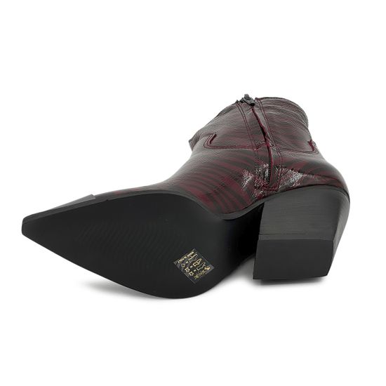 Ботильоны казаки MIMMU наплак принт &quot;зебра&quot; демисезонные - фото 4, M860M1 MIM ZEBRA