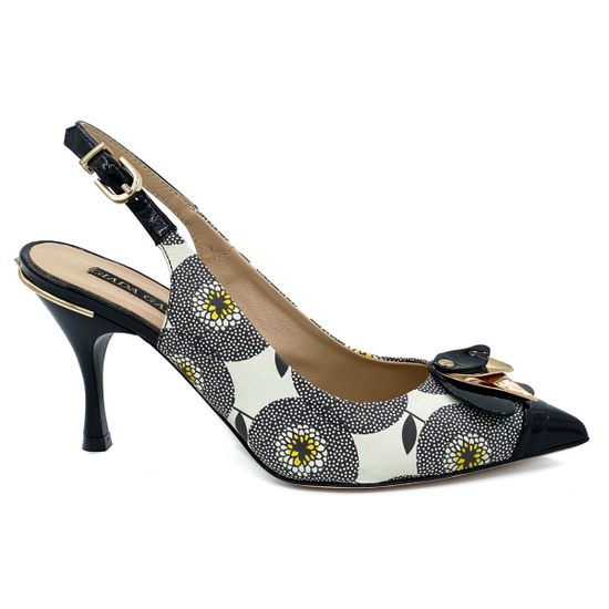 Босоножки Giada Gabrielli черно-серо-белые - фото 1, 